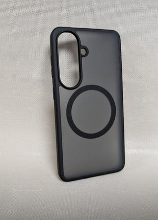 Чехол для samsung s26 / самсунг с26 wave matte insane, tpu, матовый, полупрозрачный, черный