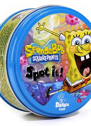 Настольная игра spot it! spongebob (доббль губка боб или dobble) + українською правила