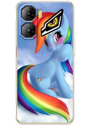 Чехол силиконовый с картинкой на zte nubia neo 3 5g (литл пони, my little pony)