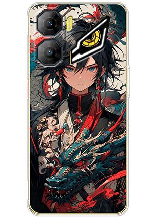 Чехол силиконовый с картинкой на zte nubia neo 3 5g (аниме, anime)