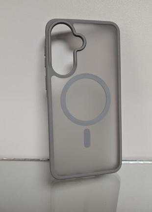 Чехол для samsung a57 / самсунг а57 wave matte insane, tpu, матовый, полупрозрачный, серый