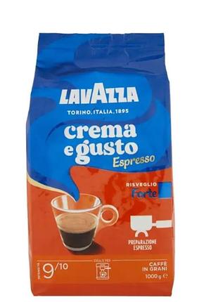 Кофе lavazza crema e gusto forte 1кг зерно