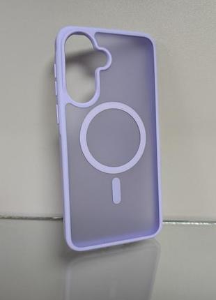 Чохол для samsung a37 / самсунг а37 wave matte insane, tpu, матовий, напівпрозорий, бузковий