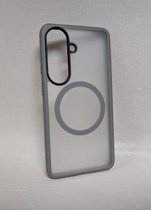 Чехол для samsung s26 / самсунг с26 wave matte insane, tpu, матовый, полупрозрачный, серый