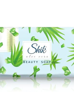 Мыло туалетное shik bar soap с алоэ, 5*70 г (экопак)