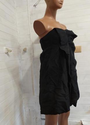 Коктейльне, маленьке вечірнє шовкова сукня на блискавці xs-s6 фото