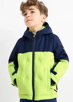 Детская лыжная зимняя куртка с капюшоном для мальчика c&a 122 (6-7 лет)