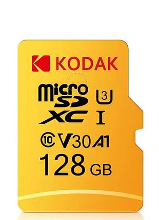 Карта памяти micro sd kodak 128gb u3 a1 class 10 v 30