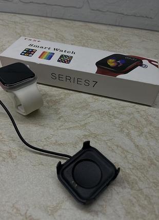 Смарт-часы t55+ series 7 bluetooth ios android отличное состояние