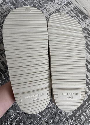 Шльопки тапки pull&bear 4