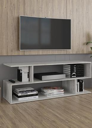 Тв тумба, тумба под телевизор, тумба tv i-178 бетон