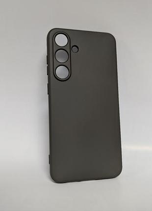 Чехол для samsung galaxy s25 plus, силиконовый, черный