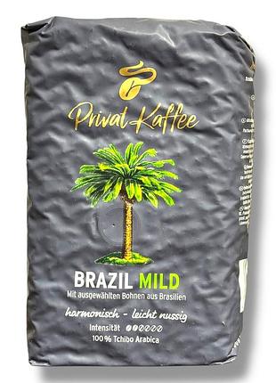 Кофе в зернах tchibo privat kaffee brazil mild (чибо приват кафе бразил милд) 500г