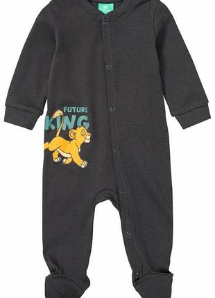 Детский хлопковый слип человечек на кнопках для мальчика disney baby 68