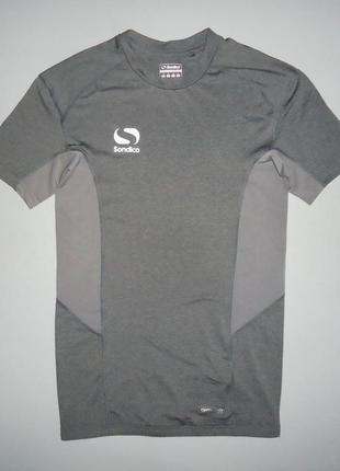 Футболка компрессионная sondico optivent серая (м)