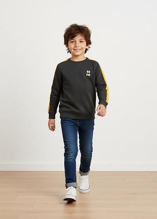 Детский свитшот на флисе для мальчика 128 см (7-8 лет)