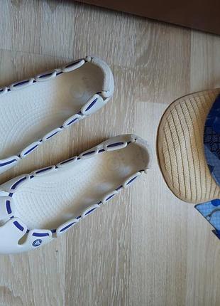 Крокси crocs оригінал w 7 плюс кепка -візор