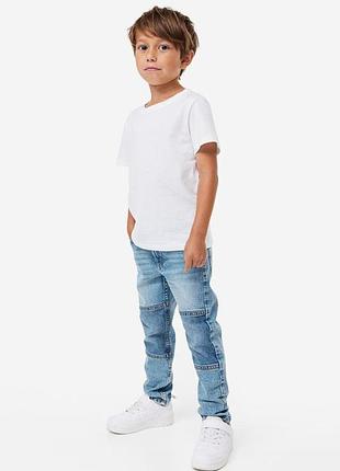 Детские голубые джинсы для мальчика hm 104 см (3-4y)