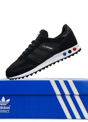 Adidas la trainer black 3