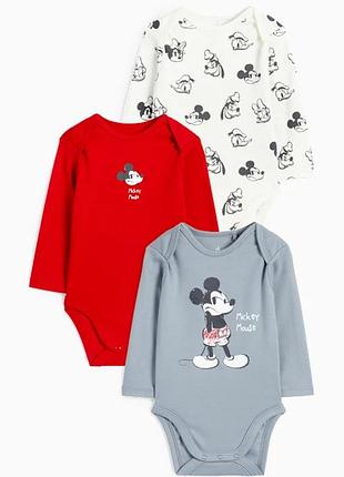 Набір дитячі боді з довгим рукавом для хлопчика disney 92 (18-24м)