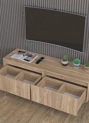 Тв тумба, тумба под телевизор, тумба tv i-190 дуб сонома
