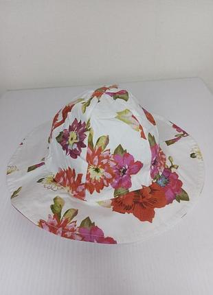 Дитяча біла панама для дівчинки сhicco 48-50 див., 18м-2y