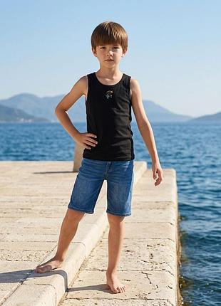 Черная майка для мальчика 134 см (8-9y) primark