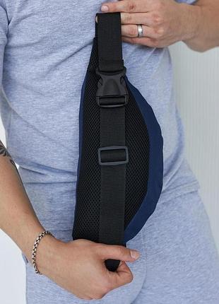 Бананка under armour синяя, черное лого 4