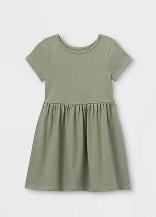 Детское трикотажное летнее платье с коротким рукавом old navy для девочки 86