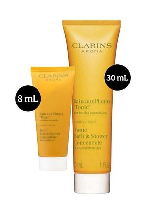 Концентрат для душу і ванни clarins tonic bath & shower concentrate