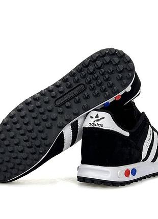 Adidas la trainer black white 6
