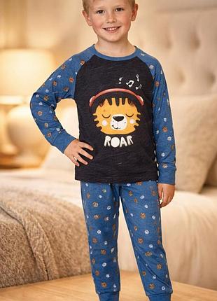 Трикотажная пижама для мальчика 122-128 см (6-8y)