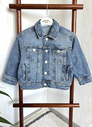 💫джинсова куртка від h&m на 2-3 рочки, 98-104 см.