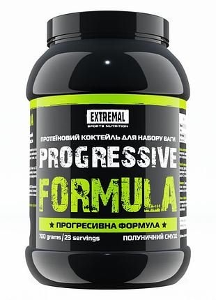 Протеїн extremal progressive formula 700 г полуничний смузі protein для набору ваги сили енергії