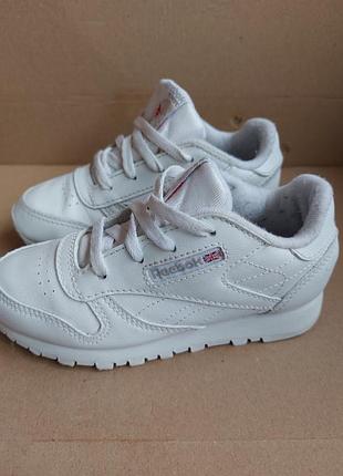 Дитячи. оригинальные. кожаные кроссовки reebok classic. размер 26,5 стелька 17см