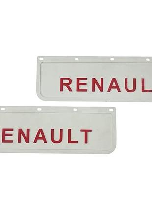 Брызговики передние на прицеп renault 600х180мм белый