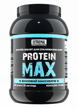 Протеїн extremal protein max 650 г кокосове печиво протеїн ізолят для м’язів і схуднення