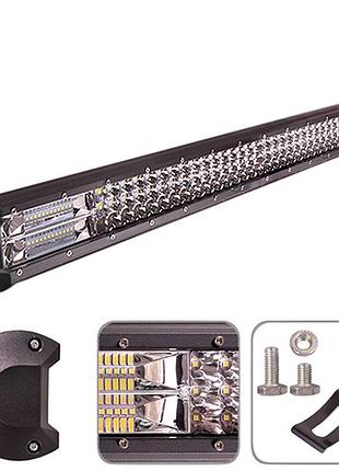 Світлодіодна led балка люстра на дах авто 9-36v pulso wlp-7144 combo (791х80х60 мм 432w 6000k)
