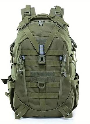 Військово-тактичний рюкзак molle для чоловіків та жінок 35l - зелена міцна тканина оксфорд