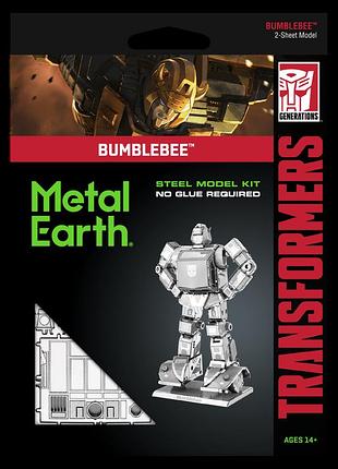Металевий 3d конструктор bumblebee transformers 6