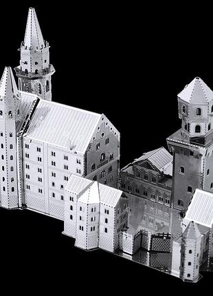 Металлический 3d конструктор замок нойшванштайн