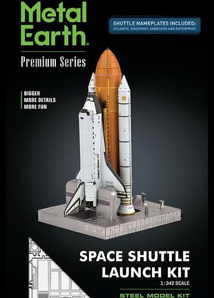 Металлический 3d конструктор space shuttle launch kit 7