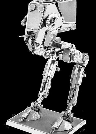 Металевий 3d конструктор star wars бойова машина (імперський крокохід) at-st