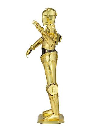 Металлический 3d конструктор "star wars c-3po" 3