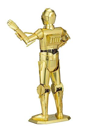 Металлический 3d конструктор "star wars c-3po" 4