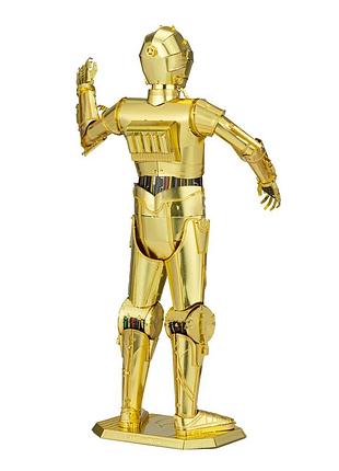 Металлический 3d конструктор "star wars c-3po" 5