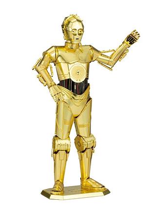 Металлический 3d конструктор "star wars c-3po" 6