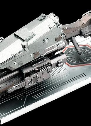 Металлический 3d конструктор star wars - first order treadspeeder