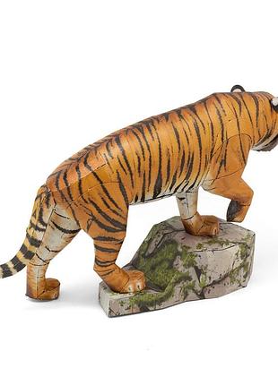 Металлический 3d конструктор бенгальский тигр 5
