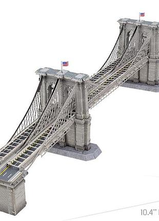 Металлический 3d конструктор "бруклинский мост" 10